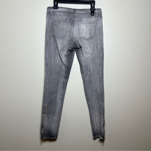 Michael Kors Distressed Gray Skinny Jeans - Size 6 - Picture 3 of 12